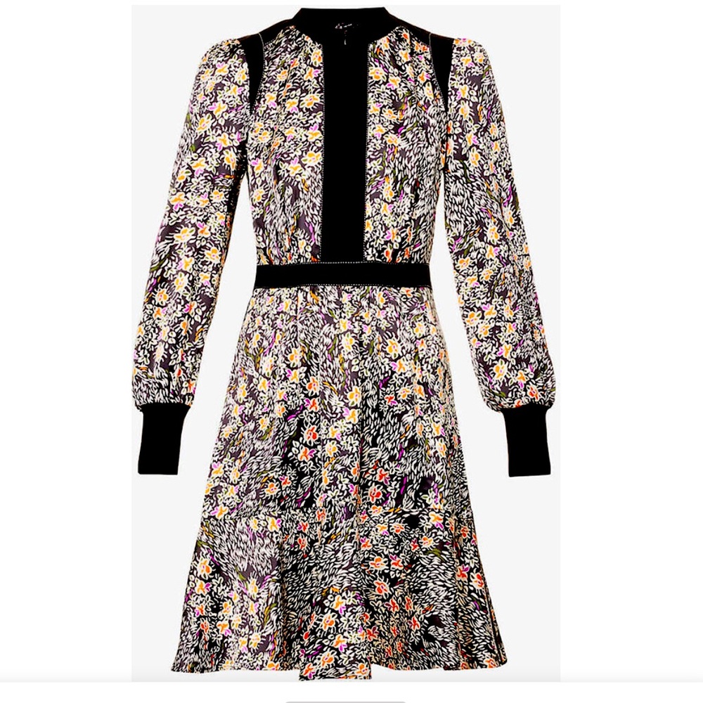 ME+EM winter Kyoto print midi dress - worn once.